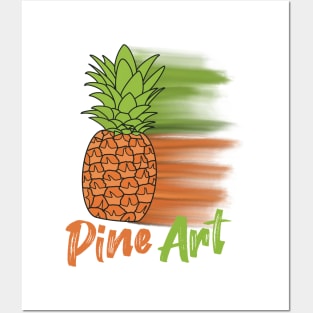 Pine Art Pineapple Posters and Art